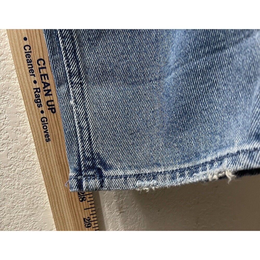 LOVE TREE DENIM JEAN SHORTS SIZE M FRAYED DISTRESSED (see pics for measurements) - Picture 8 of 10